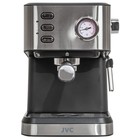 Кофеварка jvc JK-CF33 , рожковая, 1050 Вт, 1.5 л , чёрный - фото 12399334