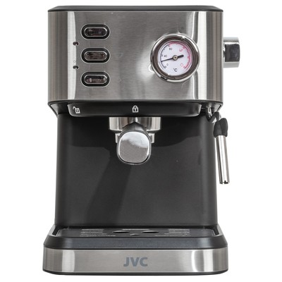 Кофеварка JVC JK-CF33 , рожковая, 1050 Вт, 1.5 л , чёрный