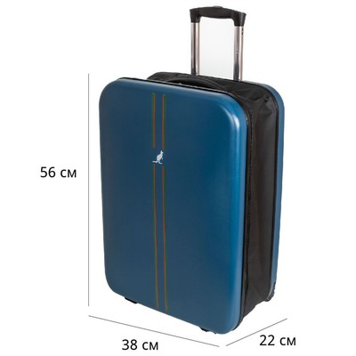 Чемодан Fusion FTS-1004, S, синий