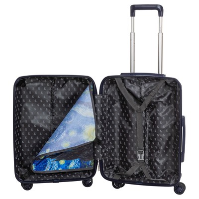 Чемодан SUPRA STS-1004, M, до 25 кг, тёмно-синий