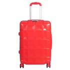 Чемодан средний 24" на молнии, красный - Фото 9