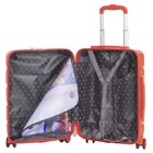 Чемодан средний 24" на молнии, красный - Фото 7