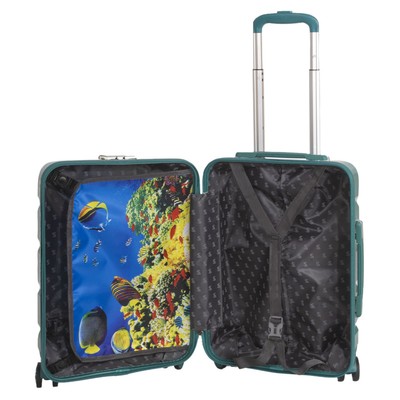 Чемодан SUPRA STS-1007, M, виридиановый зеленый