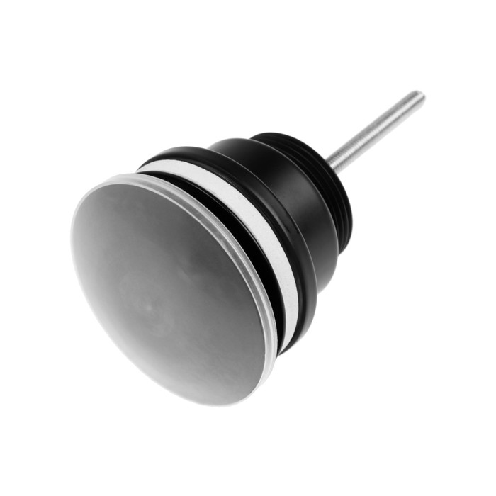 Донный клапан 565-112, нержавеющая сталь, черный