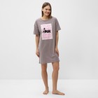 Ночная сорочка женская, цвет сиреневый, размер 54 10204188