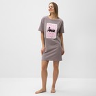 Ночная сорочка женская, цвет сиреневый, размер 54 10204188