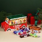 Детский сладкий подарок «С новым годом» в коробке с окошками, 500 г. - фото 5375500