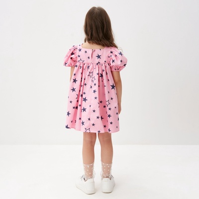 Платье для девочки KAFTAN «Звезды», розовое, рост 86-92 см