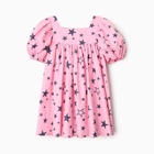 Платье для девочки KAFTAN «Звезды», розовое, рост 98-104 см - Фото 6
