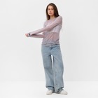 Лонгслив сетка женский MIST, размер 48, серый - Фото 2