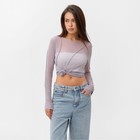 Лонгслив сетка женский MIST, размер 48, серый - Фото 3