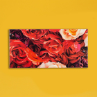 Конверт для денег с деревянным элементом "С Юбилеем" красные розы, 16х8 см - Фото 2