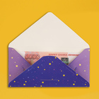 Конверт для денег с деревянным элементом "С Днём Рождения!" воздушные шары, 16х8 см - фото 23509977