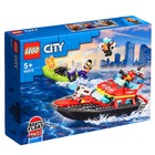 Конструктор "Пожарно-спасательная лодка" LEGO City 60373 10188879 - фото 11720445