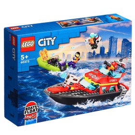 Конструктор "Пожарно-спасательная лодка" LEGO City 60373