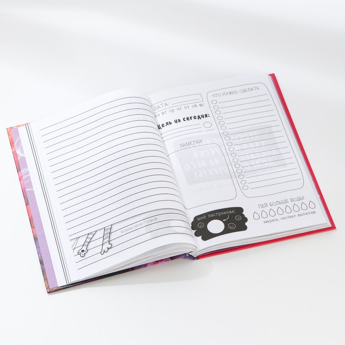 Творческий дневник, твердая обложка А5, 120 л. «Планируй свою жизнь»