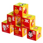 Мягкие кубики «Алфавит в картинках», набор - Фото 2