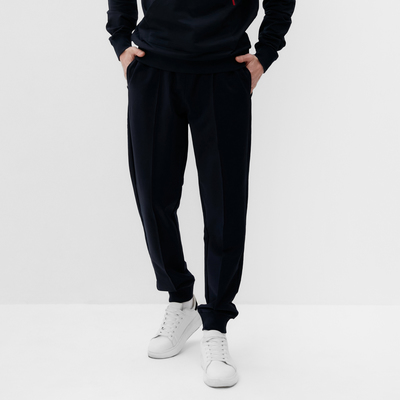 Брюки спортивные мужские DIROMM, размер 50, синие