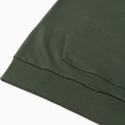 Толстовка мужская DIROMM размер 50, цвет зеленый - Фото 8