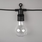 Гирлянда «Белт-лайт» 5 м с насадками «Роса», IP44, УМС, тёмная нить, 50 LED, свечение белое, 3 В, УЦЕНКА - Фото 7