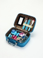 Набор детской косметики в чемодане «Сказка», тени, блески для губ, глиттер, лаки для ногтей, наклейки, пилочка, кисти, косметичка, корона - Фото 2