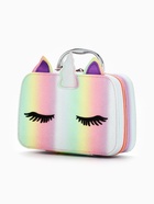 Набор детской косметики в чемодане «Единорожка», тени, резинки для волос, блески для губ, глиттер, украшения, лаки для ногтей, наклейки, пилочка, расчёска, кисти, косметичка - фото 123116159