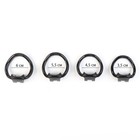 Пояс верности мужской, пластик, 6×3.5 см, набор колец, замок, ключ, черный - Фото 3