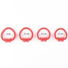 Пояс верности мужской, пластик,6×3.5 см, набор колец, замок, ключ, красный - Фото 4