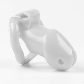 {{photo.Alt || photo.Description || 'Пояс верности мужской, пластик, 6×3.5 см, набор колец, замок, ключ, белый'}}