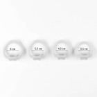 Пояс верности мужской, пластик, 6×3.5 см, набор колец, замок, ключ, белый - Фото 2