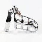 Пояс верности «Клетка целомудрия № 2», кольца d=4; 4.5; 5 см, замок, ключ, металл - Фото 3