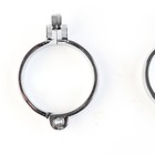 Пояс верности «Клетка целомудрия № 2», кольца d=4; 4.5; 5 см, замок, ключ, металл - Фото 8