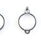 Пояс верности «Клетка целомудрия № 2», кольца d=4; 4.5; 5 см, замок, ключ, металл - Фото 10