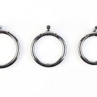 Пояс верности «Клетка целомудрия № 3», кольца d=4; 4.5; 5 см, замок, ключ, металл - Фото 8