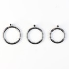 Пояс верности «Клетка целомудрия № 3», кольца d=4; 4.5; 5 см, замок, ключ, металл - Фото 10