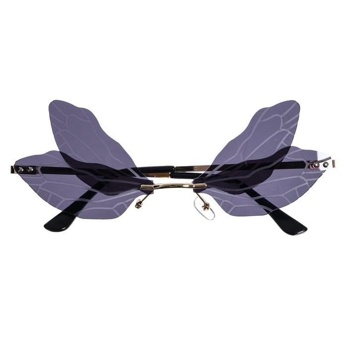 Карнавальные очки "Бабочка", цвета МИКС