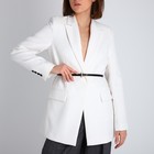 Ремень женский, ширина 1.1 см, пряжка металл, цвет чёрный - фото 23548729