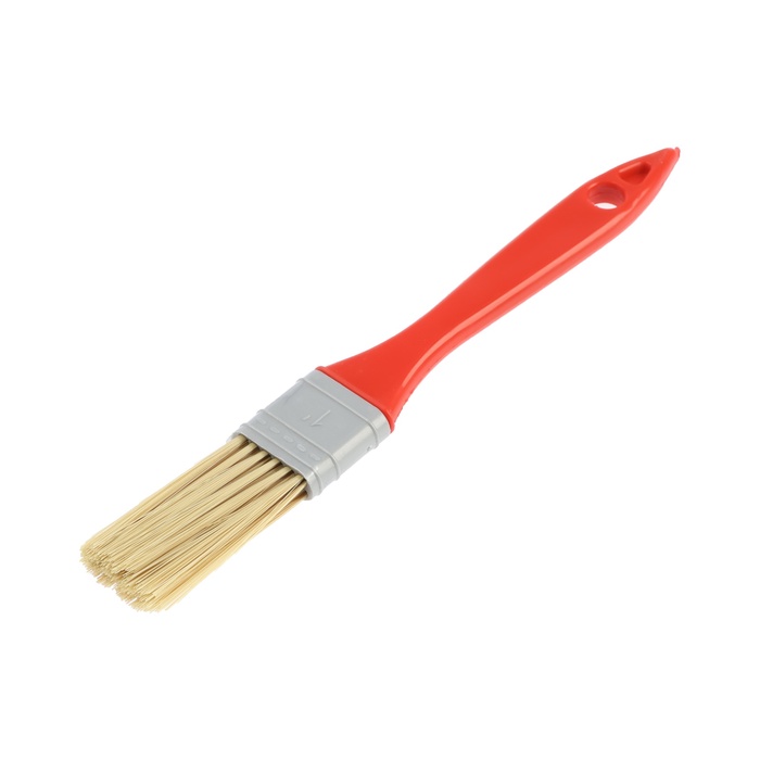 Кисть плоская ЛОМ промо, искусственная щетина, пластиковая рукоятка, 1, 25 мм
