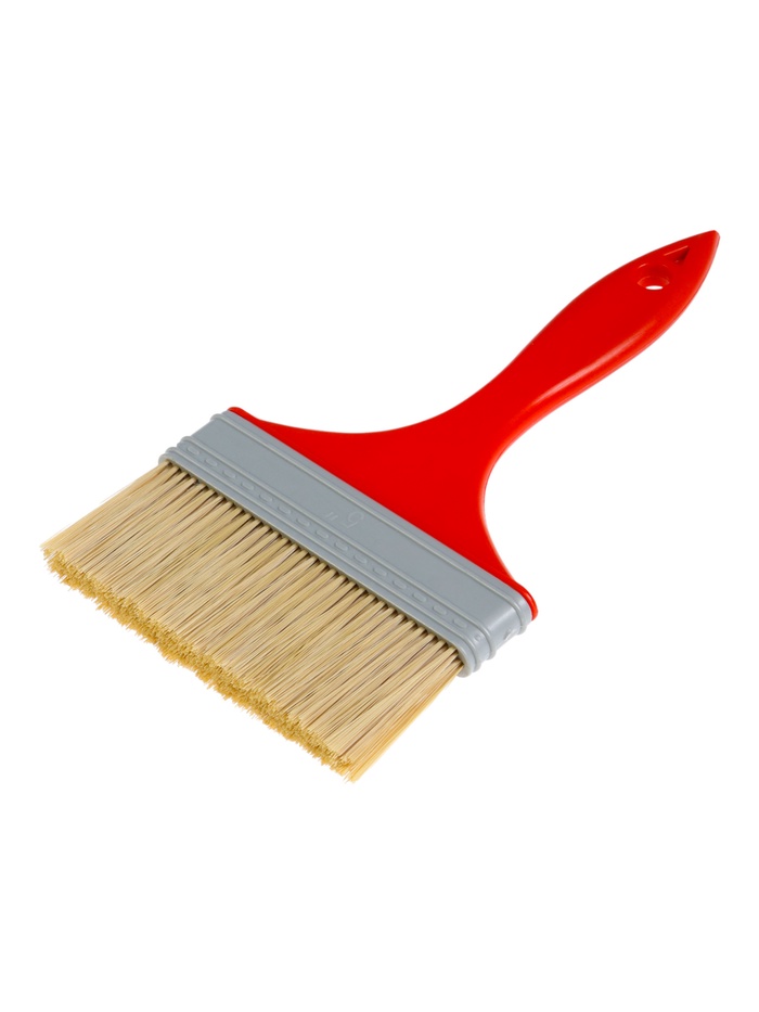 Кисть плоская ЛОМ промо, искусственная щетина, пластиковая рукоятка, 5, 125 мм