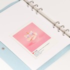 Фотоальбом магнитный 45 листов "Муза" голубой 23,5х18 см - фото 23428950