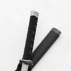 Сувенирное оружие "Катана Даичи" 98 см, клинок 46 см, ножны под змею, черная, на подставке - Фото 3