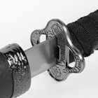 Сувенирное оружие "Катана Даичи" 98 см, клинок 46 см, ножны под змею, черная, на подставке - Фото 4
