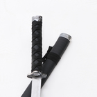 Сувенирное оружие «Катана», на  подставке, чёрные ножны под змеиную кожу, матовая 70 см - Фото 4