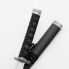 Макет оружия «Сувенирные катаны на подставке 3в1. Чёрный питон», подарочный набор, ножны кожзам, матовый, 46 см; 70 см; 89 см - Фото 4