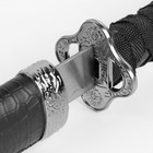 Макет оружия «Сувенирные катаны на подставке 3в1. Чёрный питон», подарочный набор, ножны кожзам, матовый, 46 см; 70 см; 89 см - Фото 5