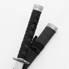 Сувенирное оружие «Катана на подставке», чёрные ножны ,матовая, гладкая 70см, клинок 31см - Фото 4
