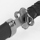 Сувенирное оружие «Катана на подставке», чёрные ножны ,матовая, гладкая 70см, клинок 31см - Фото 5