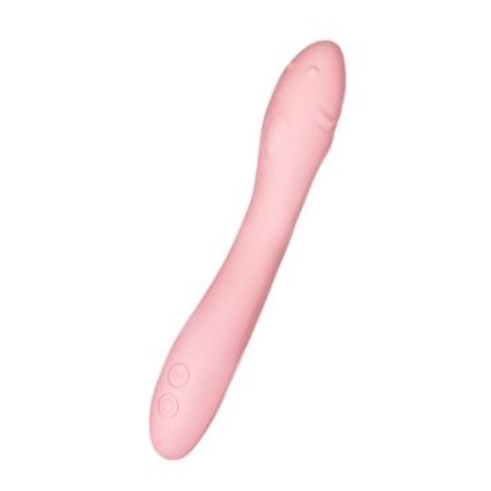 Вибратор, стимулятор точки G, гибкий, силикон, розовый - Фото 1