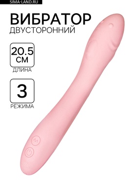 Вибратор, стимулятор точки G, гибкий, силикон, розовый  (артикул 9855517)  большой выбор товаров оптом и в розницу по низким ценам с доставкой