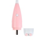 Детская электрическая зубная щетка LP-010, вибрационная, 30000 дв/мин, 2 насадки, розовая - Фото 4